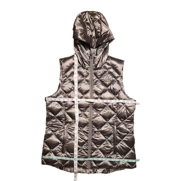 GARRY lightweight down, puffer vest, reversible (zinc/moondust dry brush) - Picture 6 of 14